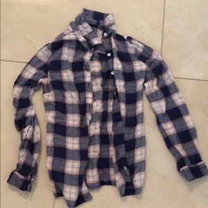Blue/pink flannel